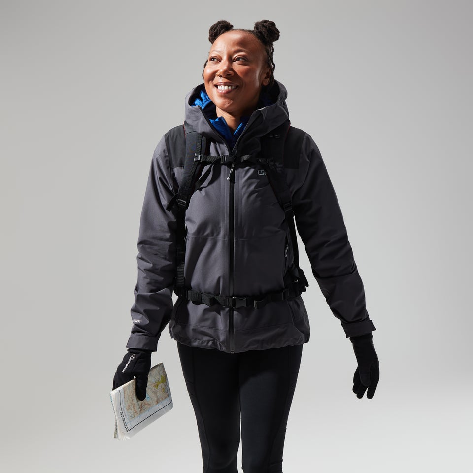 Women's Paclite Dynak Gore-Tex Jacket - Grey/Black