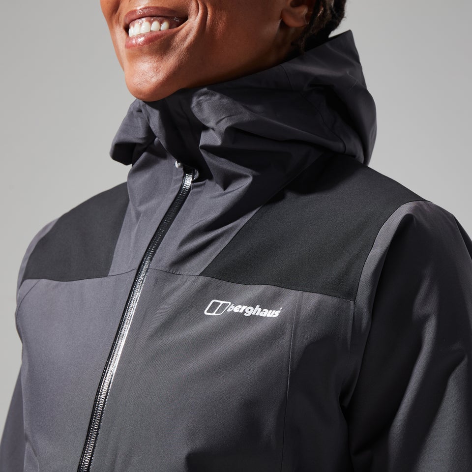 Women's Paclite Dynak Gore-Tex Jacket - Grey/Black