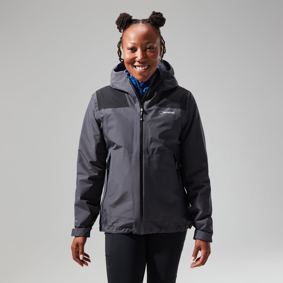 Women's Paclite Dynak Gore-Tex Jacket - Grey/Black