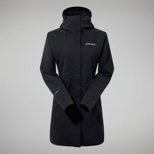 Omeara Lange Jacken für Damen - Schwarz