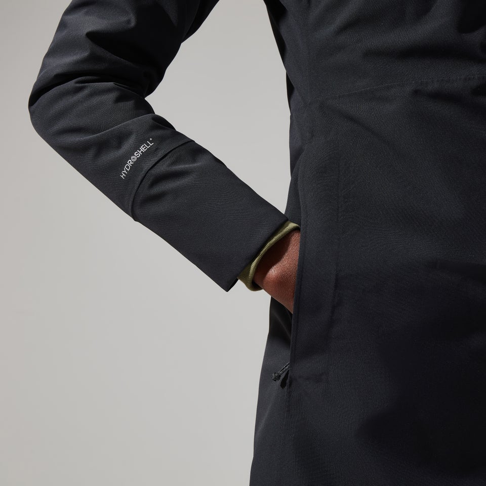 Omeara Lange Jacken für Damen - Schwarz