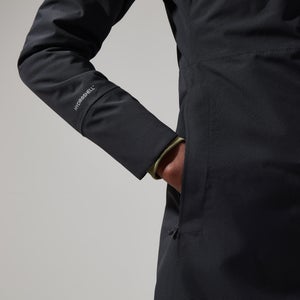 Omeara Lange Jacken für Damen - Schwarz