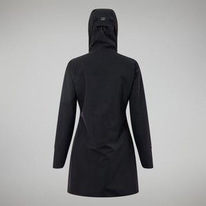 Omeara Lange Jacken für Damen - Schwarz