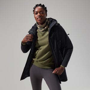 Omeara Lange Jacken für Damen - Schwarz