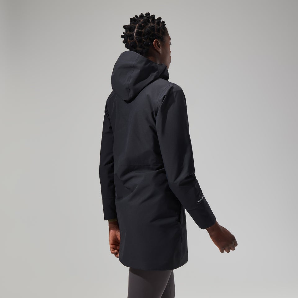 Omeara Lange Jacken für Damen - Schwarz