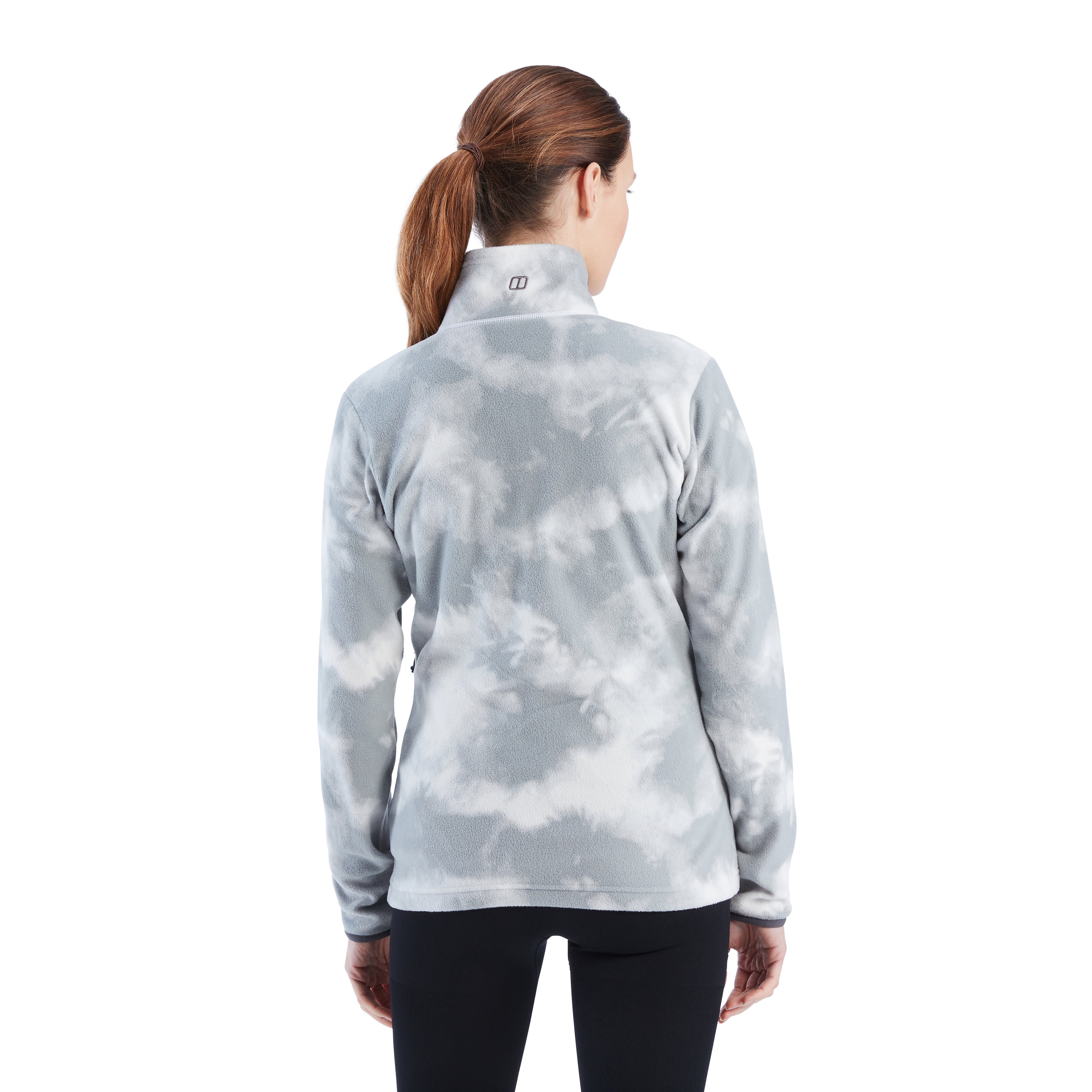 Navala Fleece für Damen - Hellgrau/Weiß