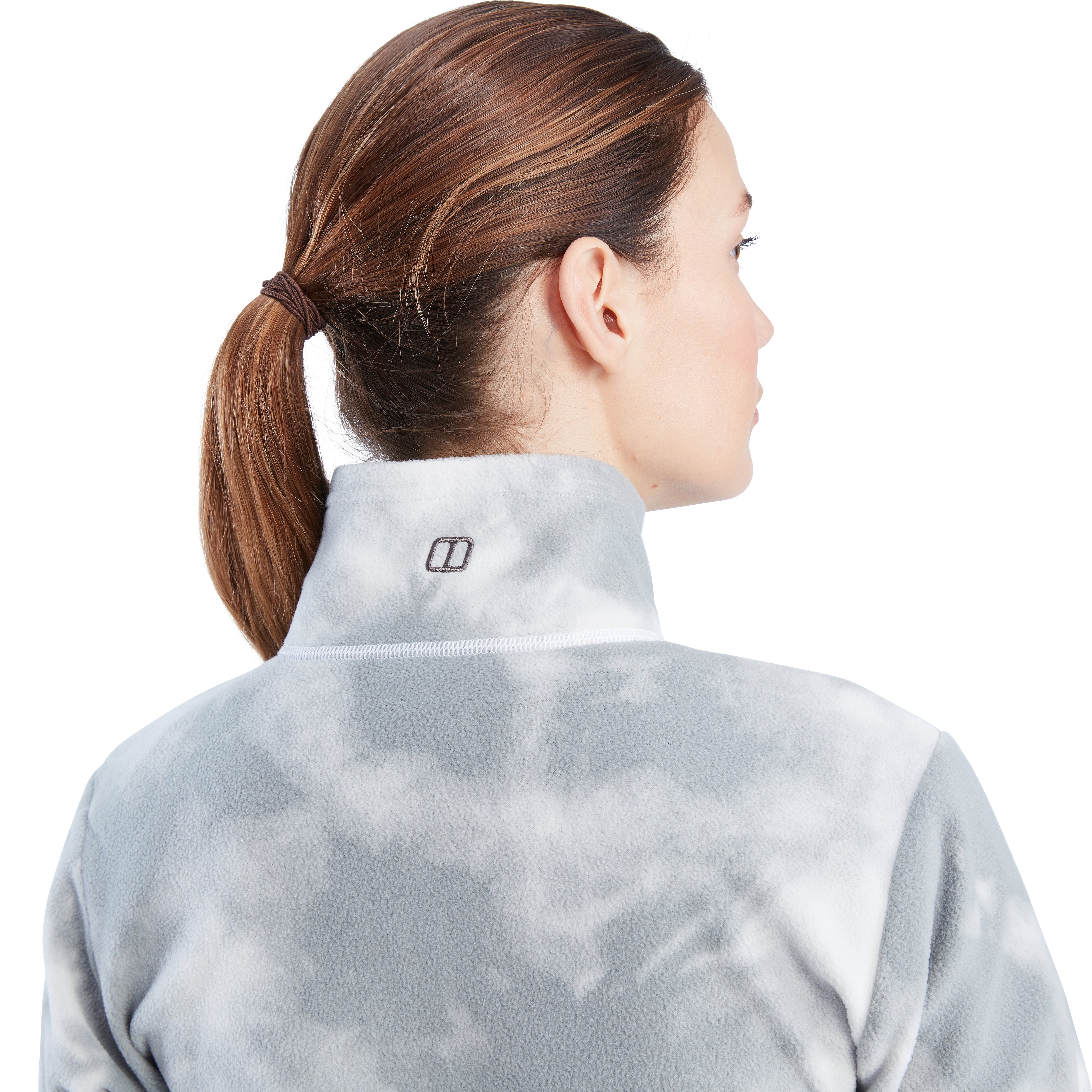 Navala Fleece für Damen - Hellgrau/Weiß