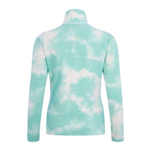 Women's Navala Fleece Half Zip - Light Green / White