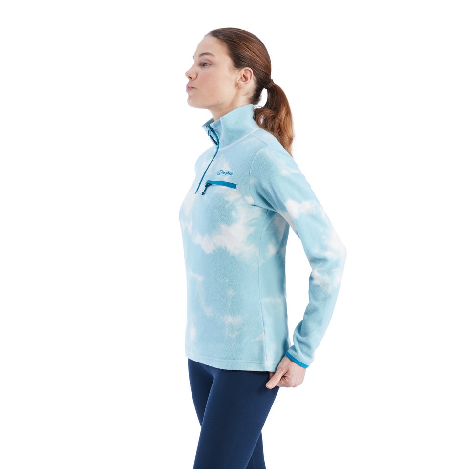 Women's Navala Fleece Half Zip - Blue / White