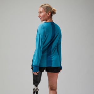 Women's Nesna Long Sleeve Baselayer - Blue