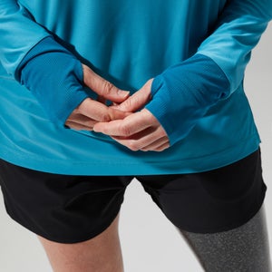 Women's Nesna Long Sleeve Baselayer - Blue