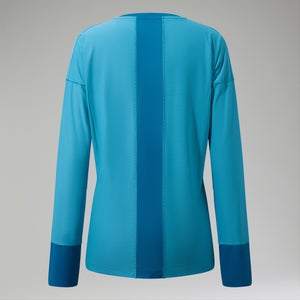 Women's Nesna Long Sleeve Baselayer - Blue