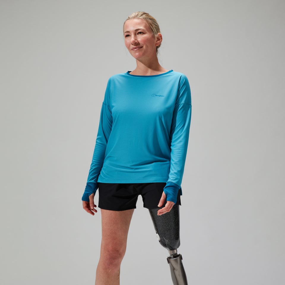 Women's Nesna Long Sleeve Baselayer - Blue