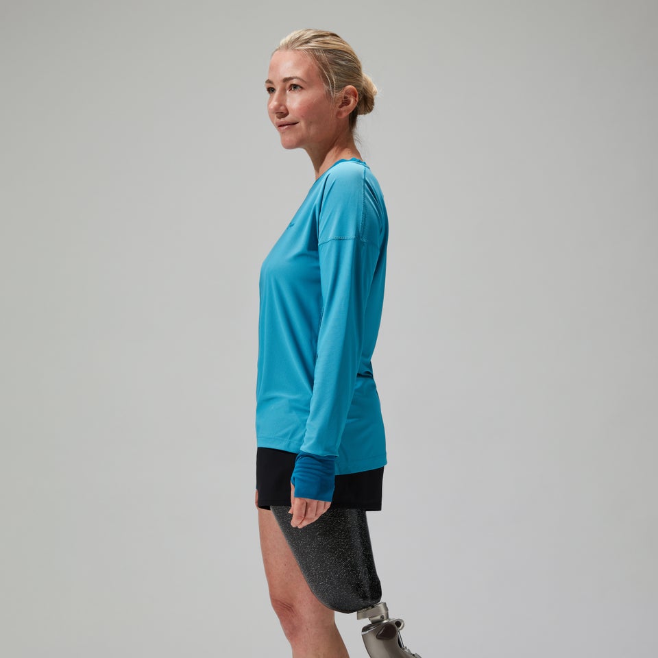 Women's Nesna Long Sleeve Baselayer - Blue