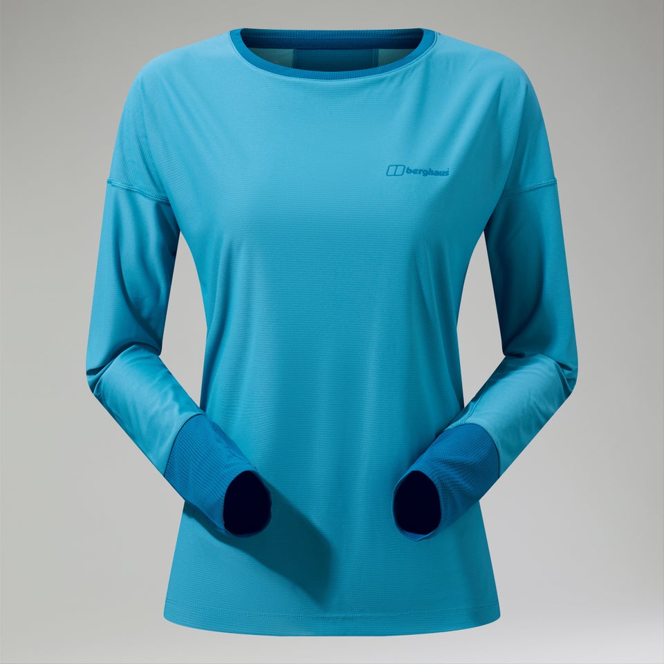Women's Nesna Long Sleeve Baselayer - Blue