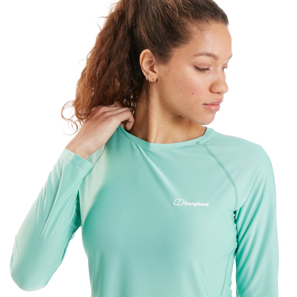 Women's 24/7 Long Sleeve Base Layer - Light Green