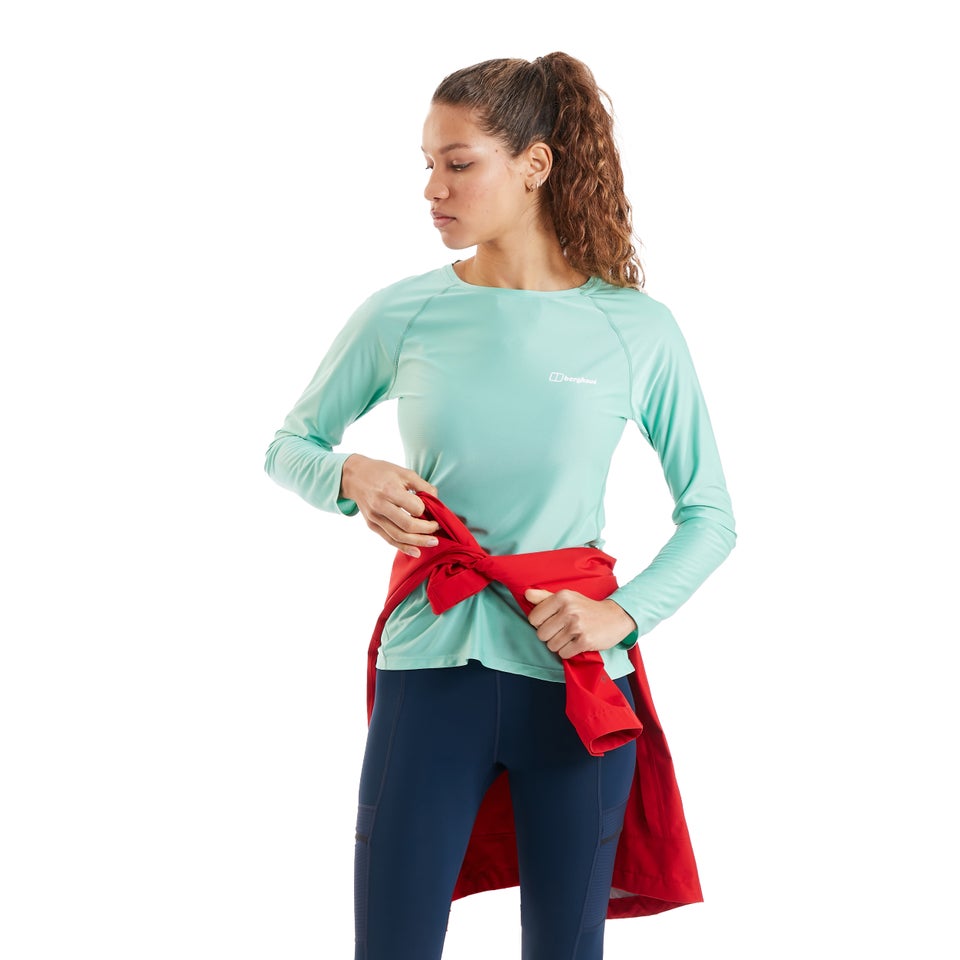 Women's 24/7 Long Sleeve Base Layer - Light Green