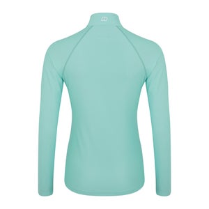 Women's 24/7 Long Sleeve Zip Base Layer - Light Green