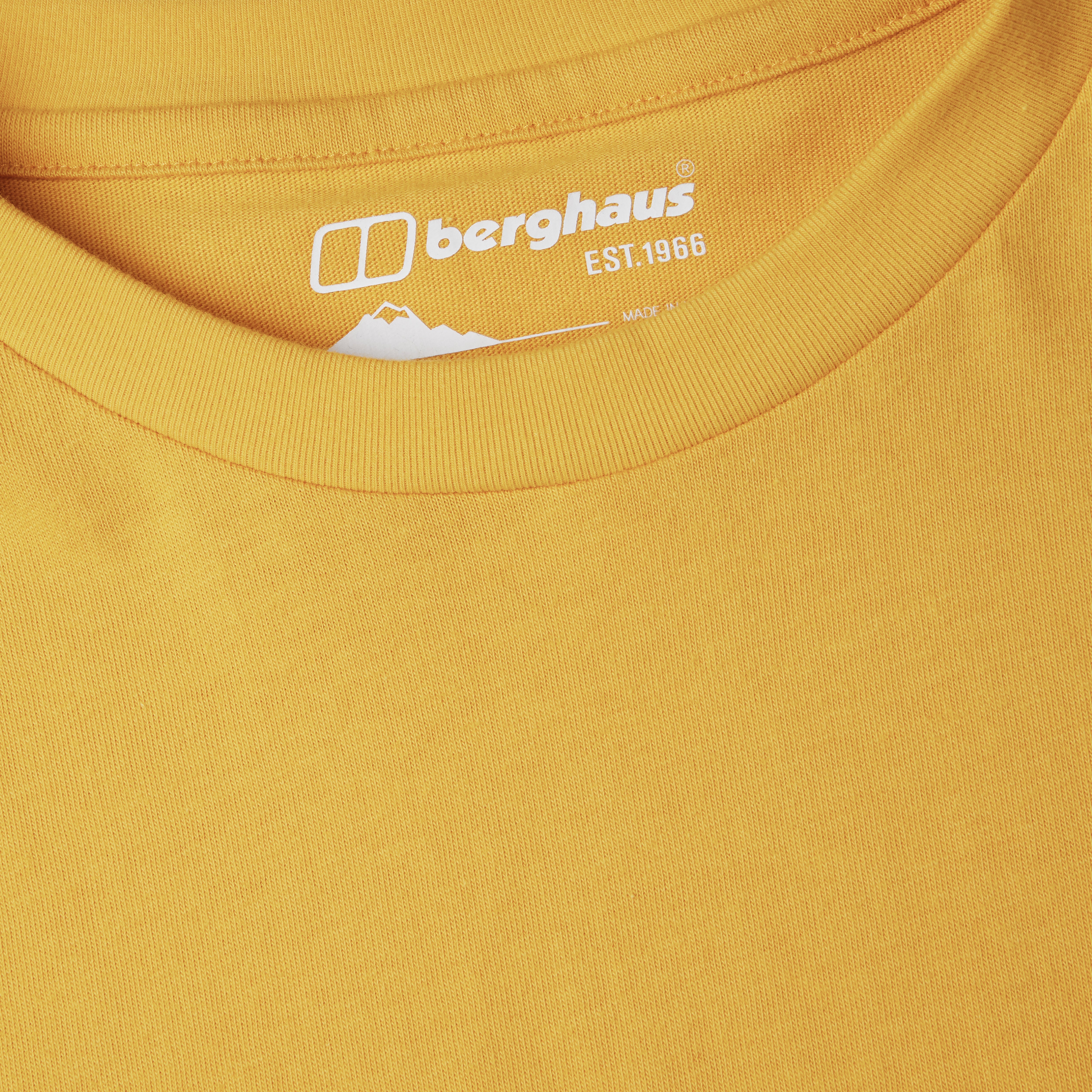 Men's Organic Classic Logo T-Shirt Yellow
