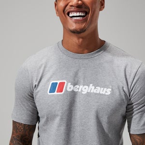 Organic Big Classic Logo T-Shirt für Herren - Dunkelgrau