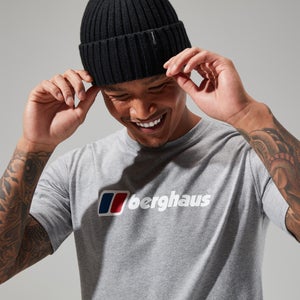 Organic Big Classic Logo T-Shirt für Herren - Dunkelgrau