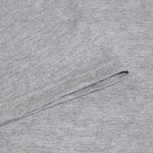 Organic Front & Back Logo T-Shirt für Herren - Dunkelgrau