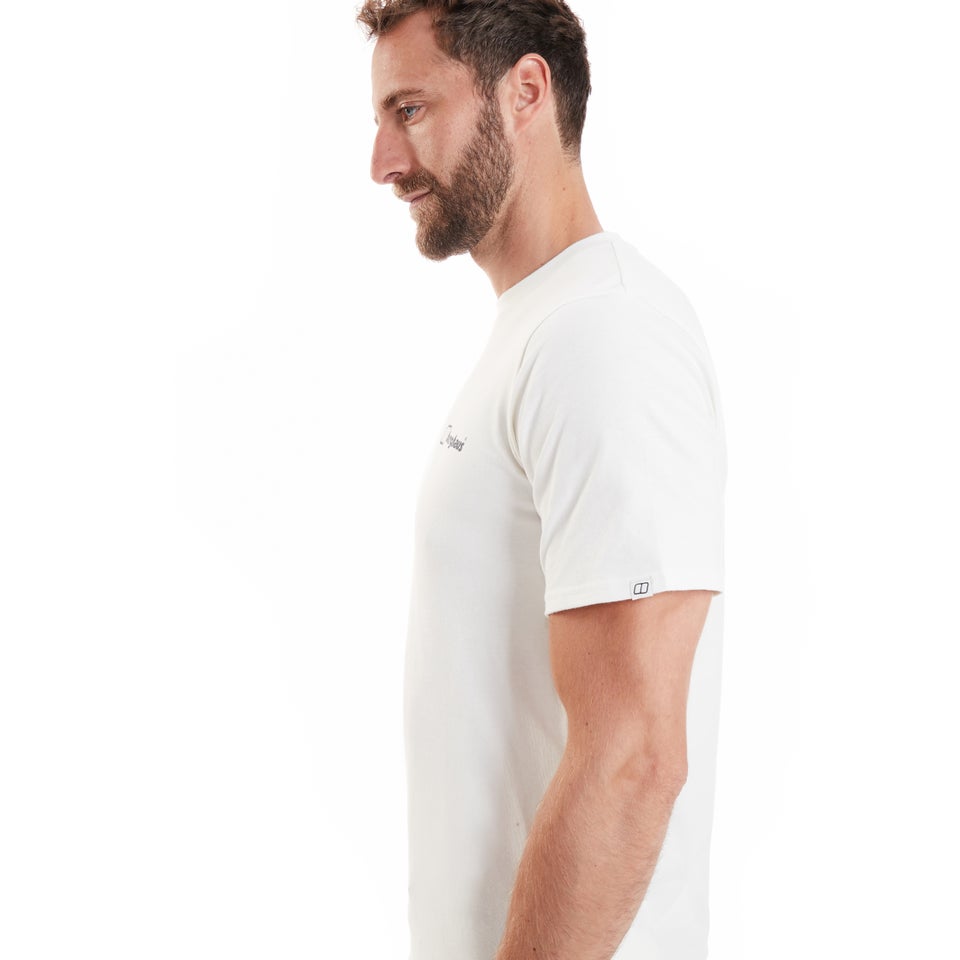 Men's Organic Colour Logo T-Shirt Grey