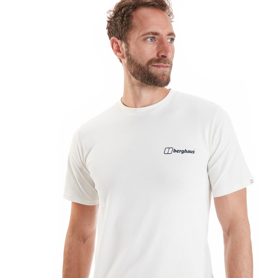 Men's Organic Colour Logo T-Shirt Grey