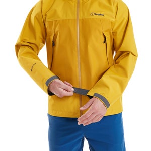 Men's Paclite Dynak Gore-Tex Waterproof Jacket - Yellow / Brown