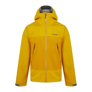 Men's Paclite Dynak Gore-Tex Waterproof Jacket - Yellow / Brown