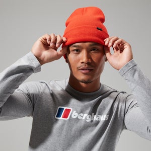 Men's Big Logo Long Sleeve Tee Dark Grey