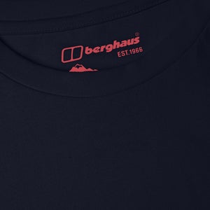 Men's Organic Colour Logo T-Shirt Navy