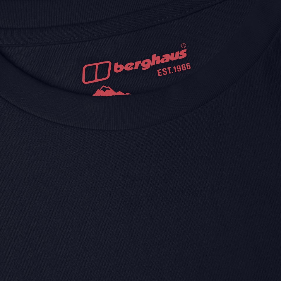 Men's Organic Colour Logo T-Shirt Navy