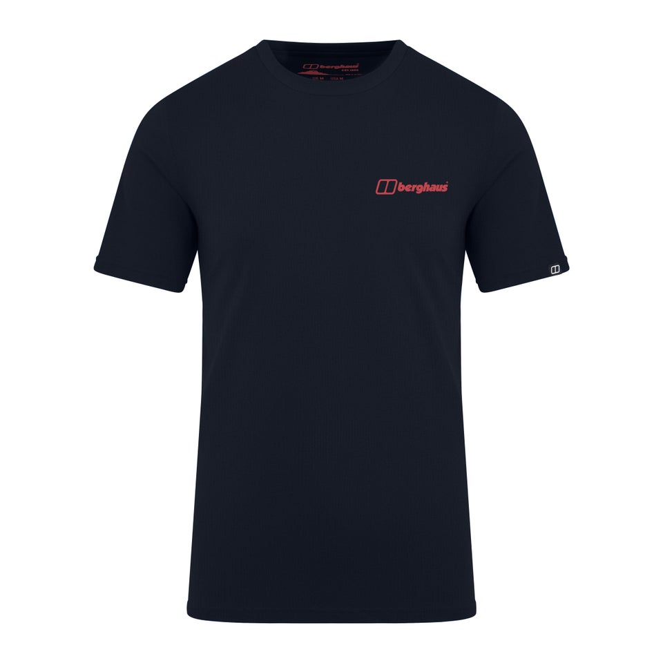 Men's Organic Colour Logo T-Shirt Navy