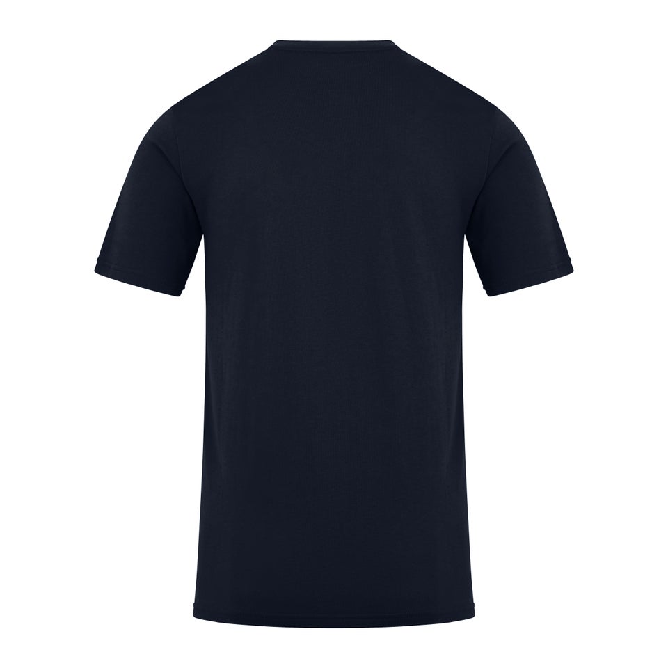 Men's Organic Colour Logo T-Shirt Navy