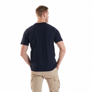 Men's Organic Colour Logo T-Shirt Navy
