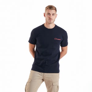 Men's Organic Colour Logo T-Shirt Navy
