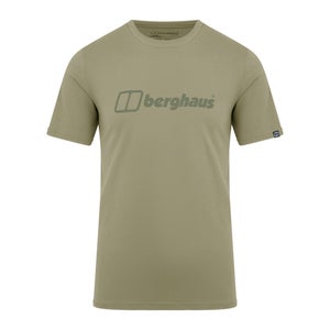 Men's Organic Big Colour Logo T Shirt Green