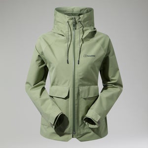 Women's Highraise Gore-Tex Waterproof Jacket - Green