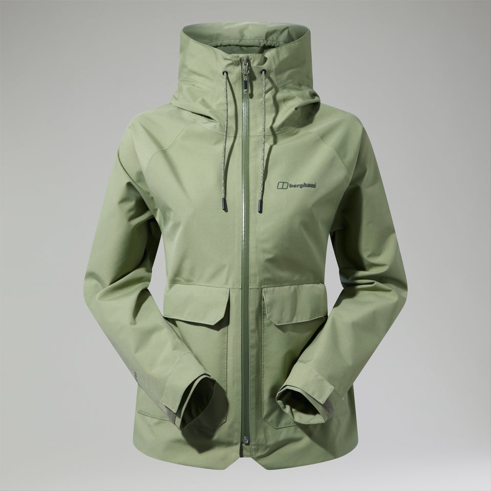 Women's Highraise Gore-Tex Waterproof Jacket - Green