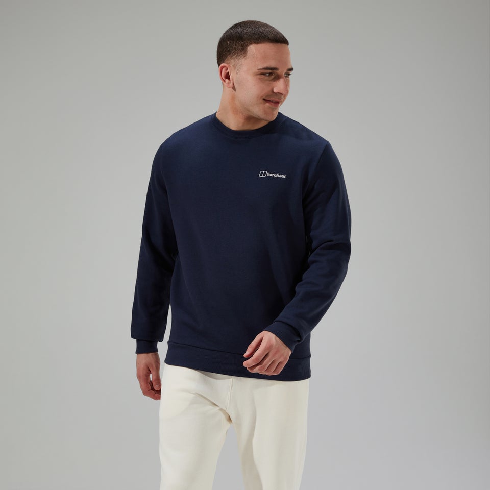 Men's Logo Crew Jumper Blue