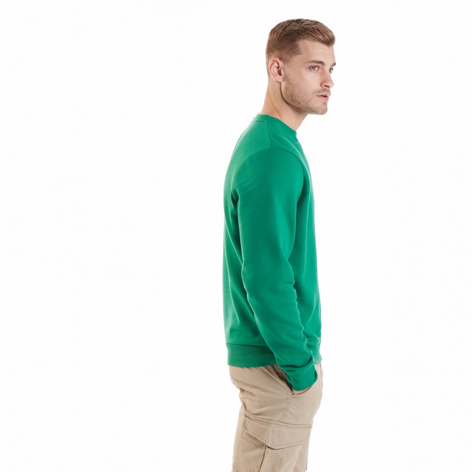 Men's Logo Crew Jumper Green