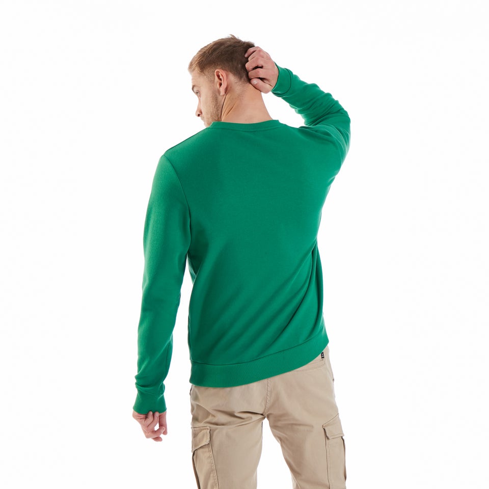 Men's Logo Crew Jumper Green
