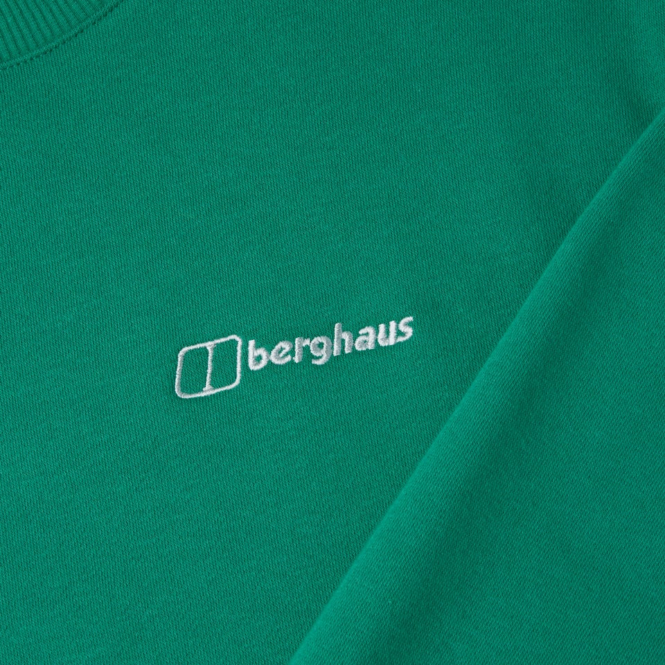 Men's Logo Crew Jumper Green