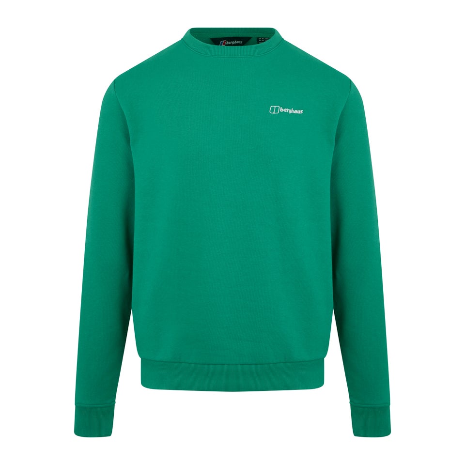 Men's Logo Crew Jumper Green
