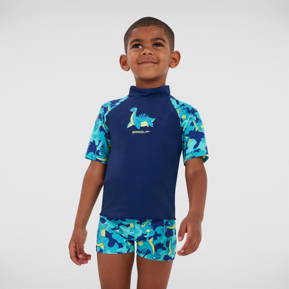 Boys' Printed Sun Protection Set Blue