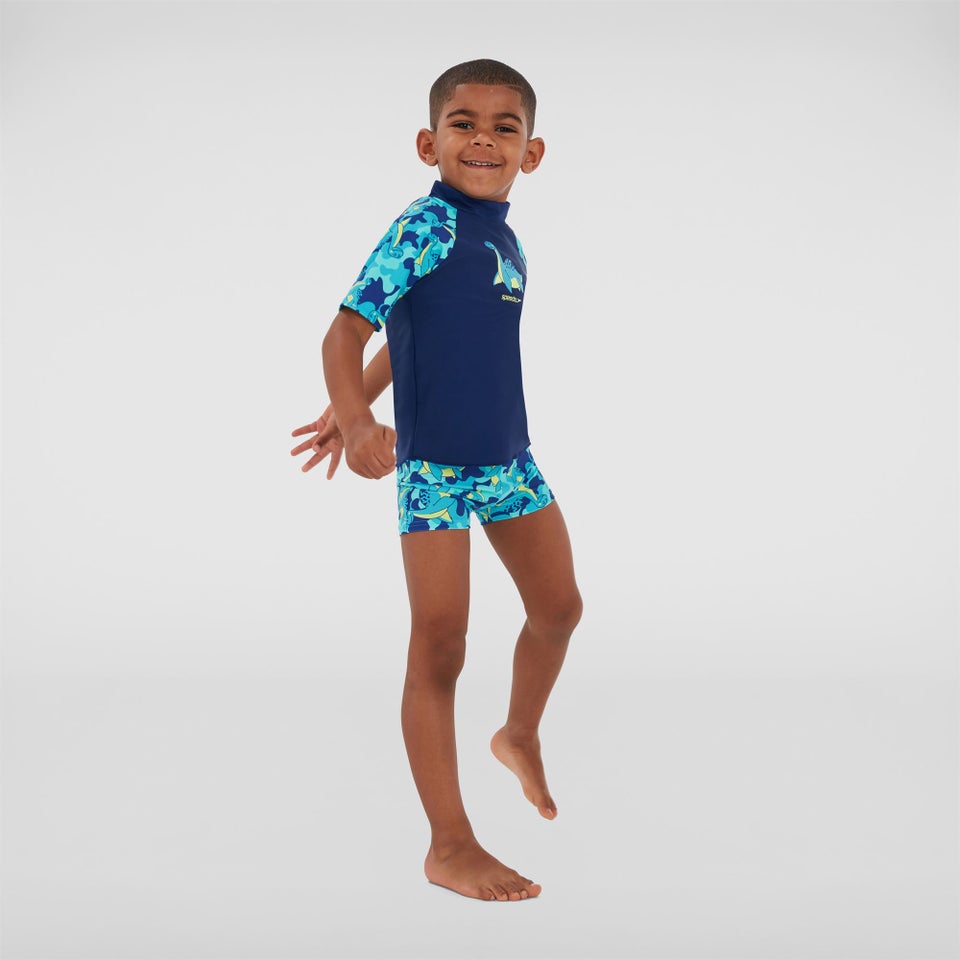 Boys' Printed Sun Protection Set Blue
