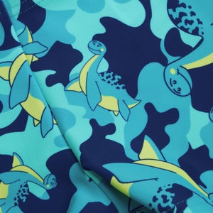 Boys' Printed Sun Protection Set Blue