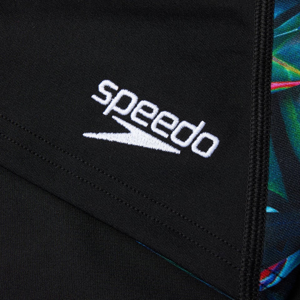 Women's Printed Sun Protection Shorts Black/Pink