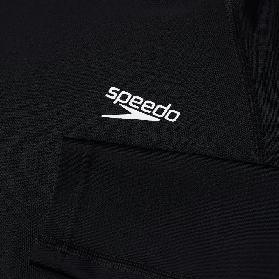 Men's Long Sleeved Sun Protection Top Black/White